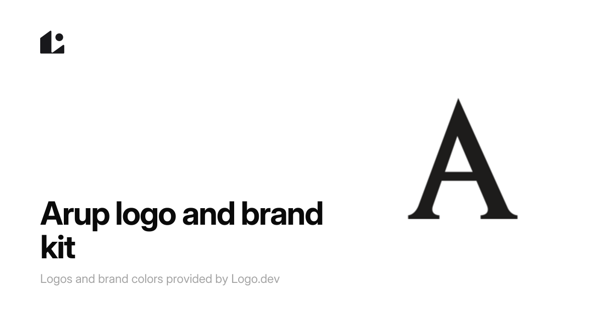 Arup Logo & Brand Kit - SVG, PNG, Vector - Logo.dev