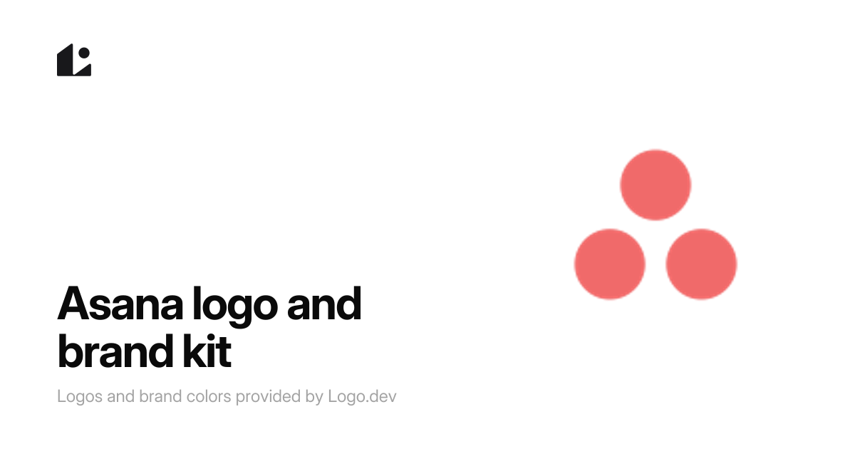 Asana Logo & Brand Kit - SVG, PNG, Vector - Logo.dev
