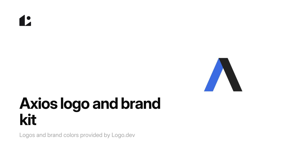 Axios Logo & Brand Kit - SVG, PNG, Vector - Logo.dev
