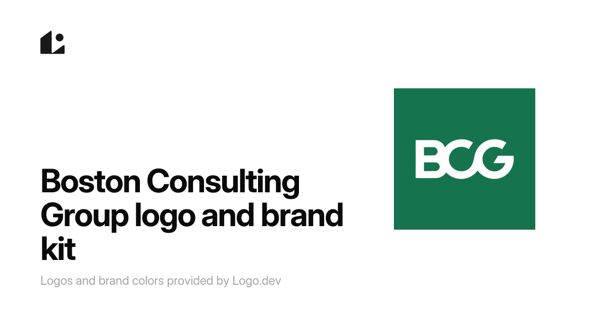 Boston Consulting Group Logo & Brand Kit - Logo.dev