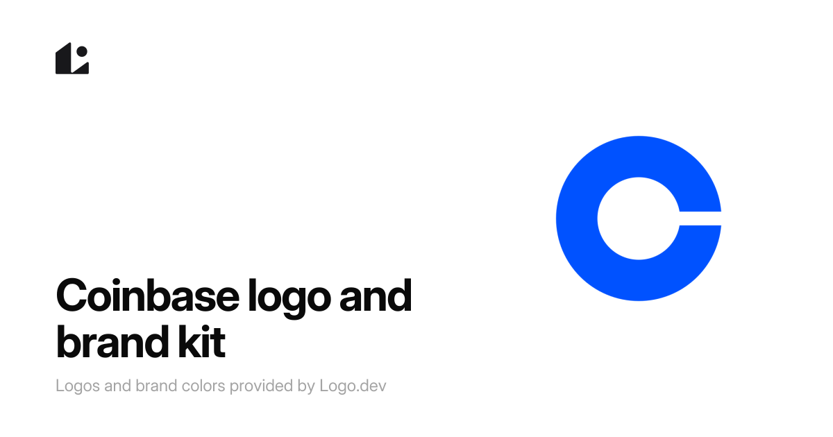 Coinbase Logo & Brand Kit - SVG, PNG, Vector - Logo.dev