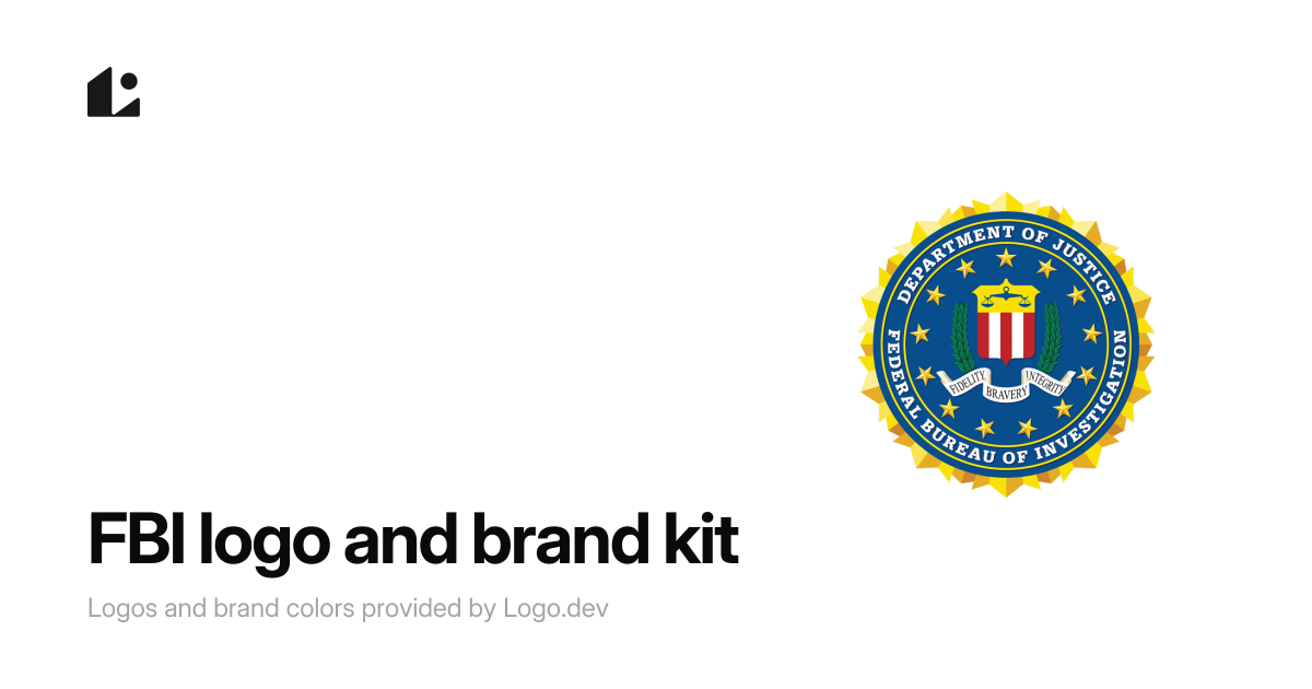 FBI Logo & Brand Kit - SVG, PNG, Vector - Logo.dev