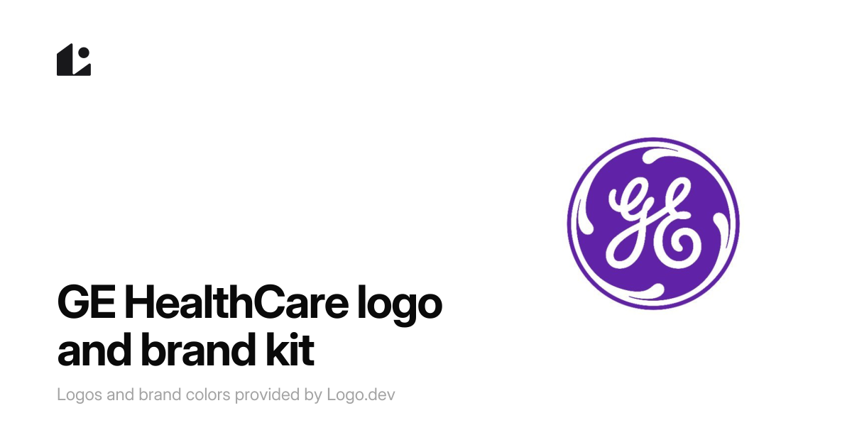 GE HealthCare Logo & Brand Kit - SVG, PNG, Vector - Logo.dev