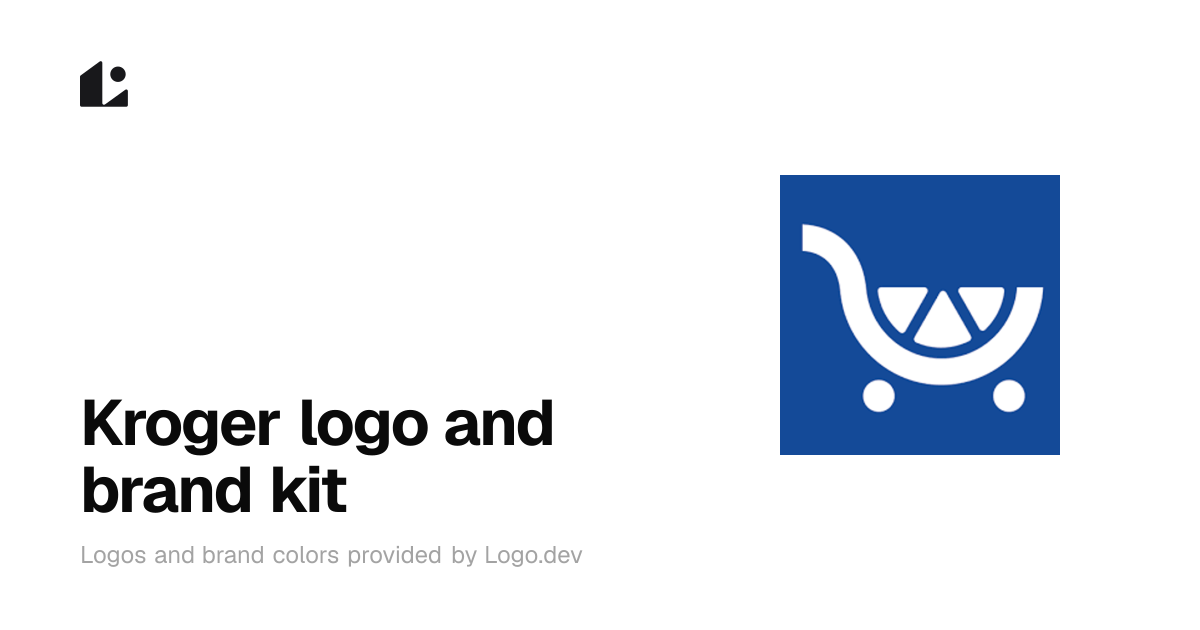 Kroger Logo & Brand Kit - SVG, PNG, Vector - Logo.dev