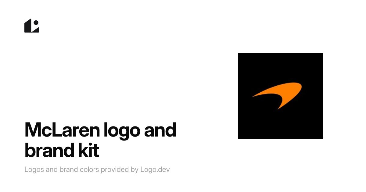 McLaren Racing Logo & Brand Kit - Logo.dev