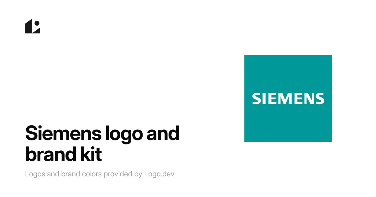 Siemens Logo & Brand Kit - SVG, PNG, Vector - Logo.dev