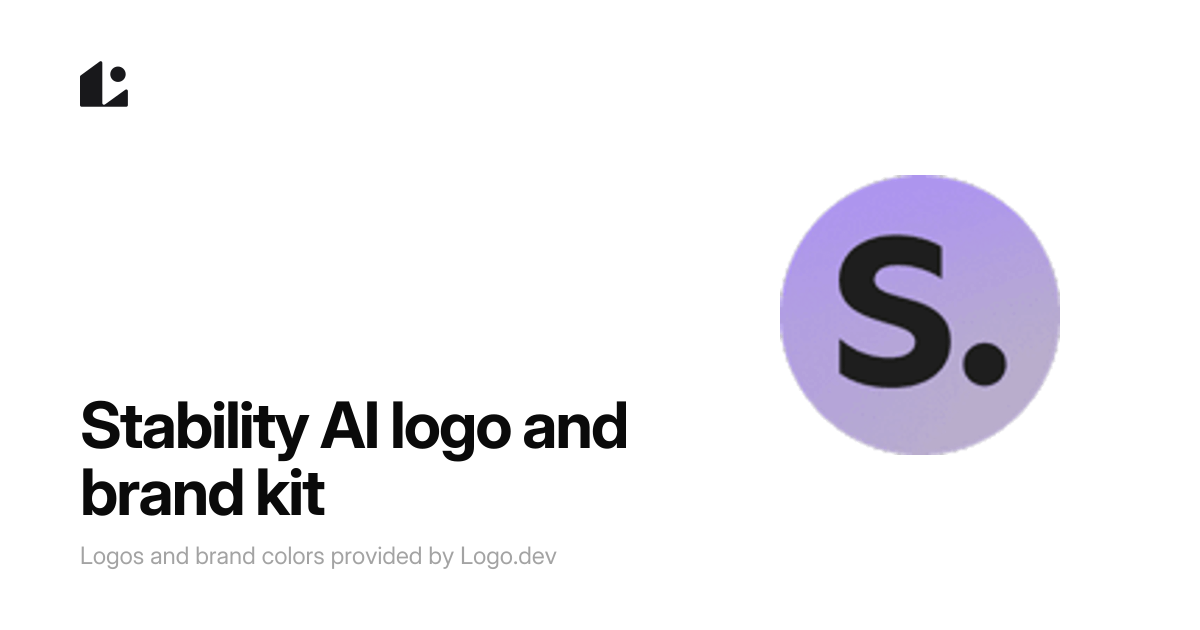 Stability AI Logo & Brand Kit - SVG, PNG, Vector - Logo.dev