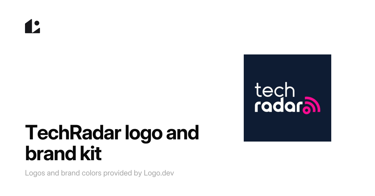 TechRadar Logo & Brand Kit - SVG, PNG, Vector - Logo.dev