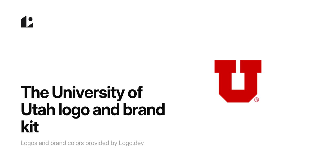 The University of Utah Logo &amp; Brand Kit - Logo.dev