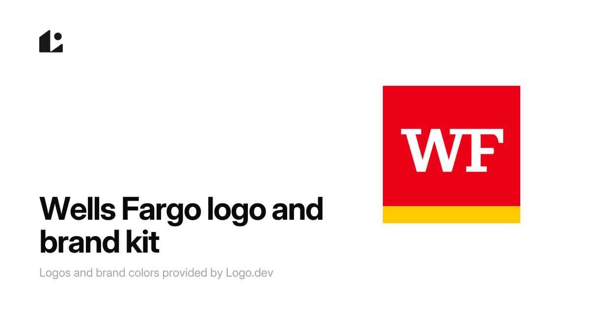 Wells Fargo Logo & Brand Kit - SVG, PNG, Vector - Logo.dev